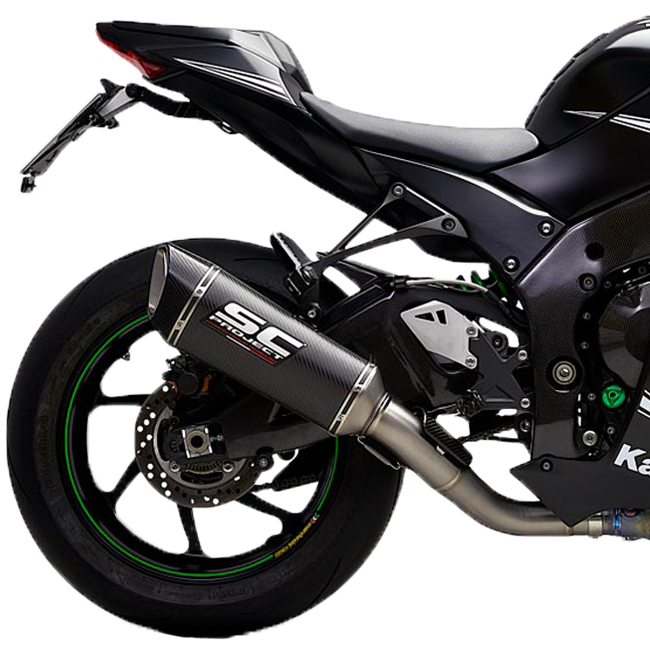 SC-Project Slip-On SC1-R + tubo de substituição KAT para Kawasaki ZX-10 R/RR (16-20) K22A-DET91 