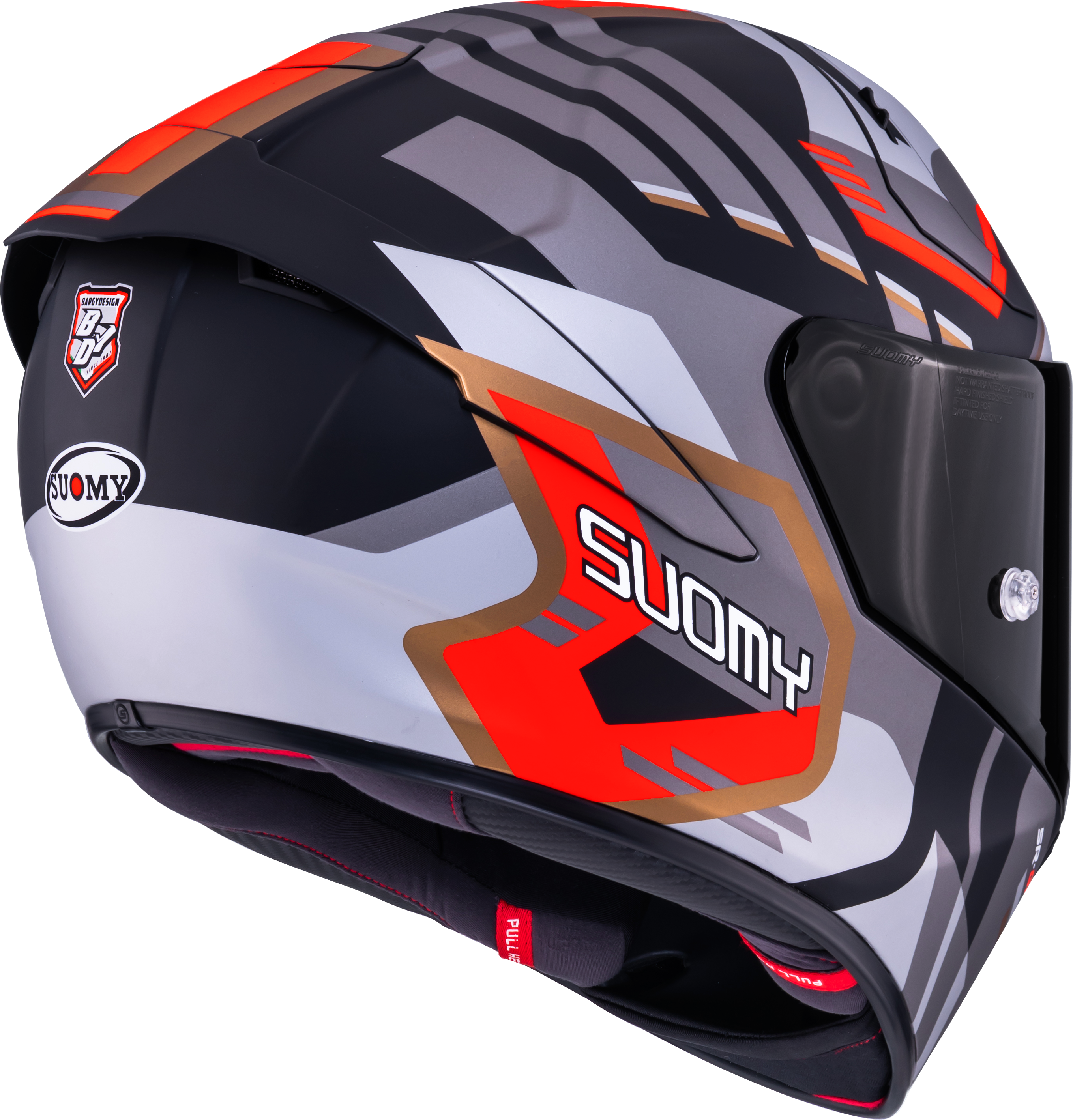 Suomy SR-GP Evo Capacete Infrared Mate Cinza/Vermelho/Preto K6S20025 