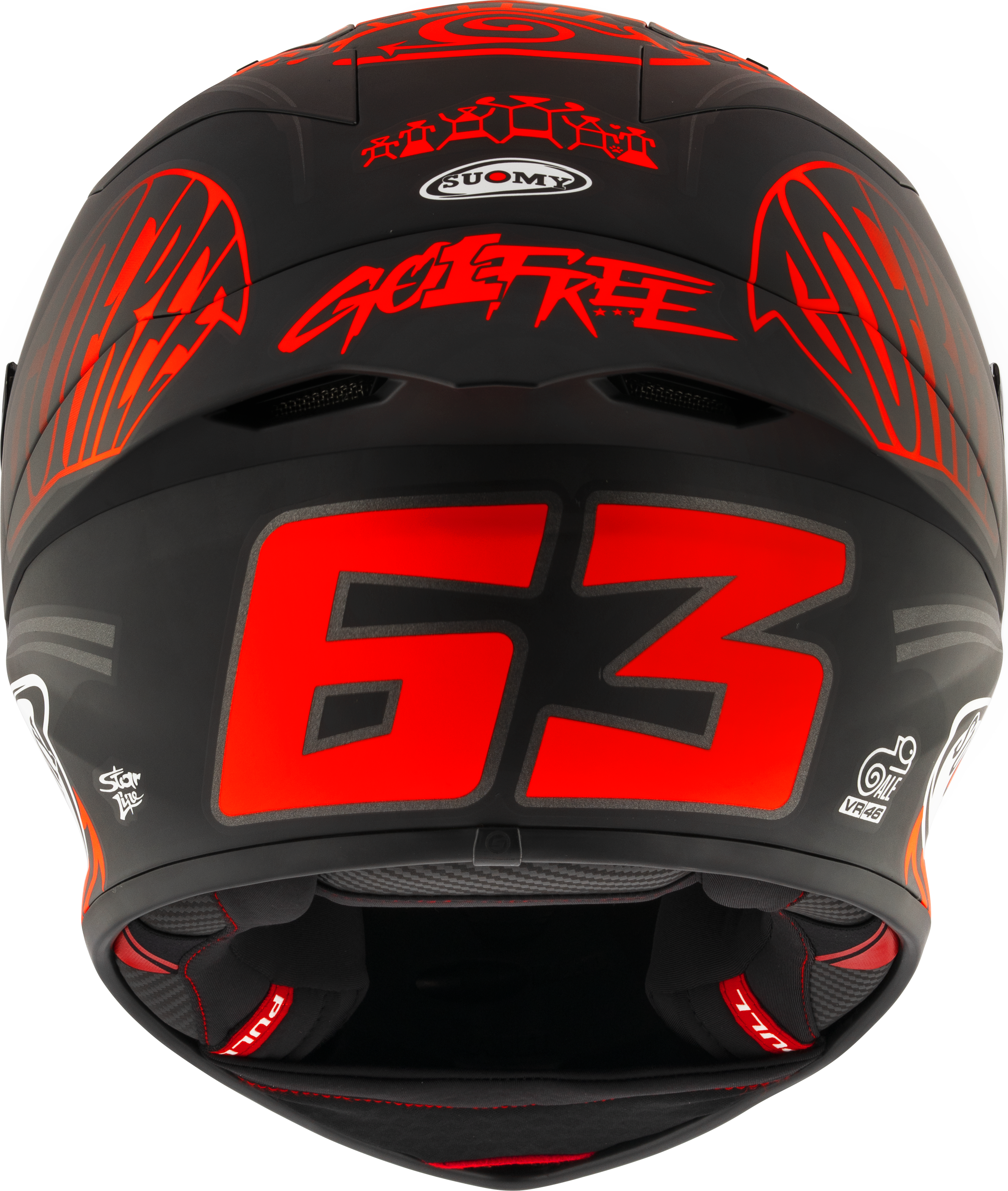 Suomy S1-XR GP Capacete Francesco Pecco Bagnaia Replica 2024 K6SX0012 