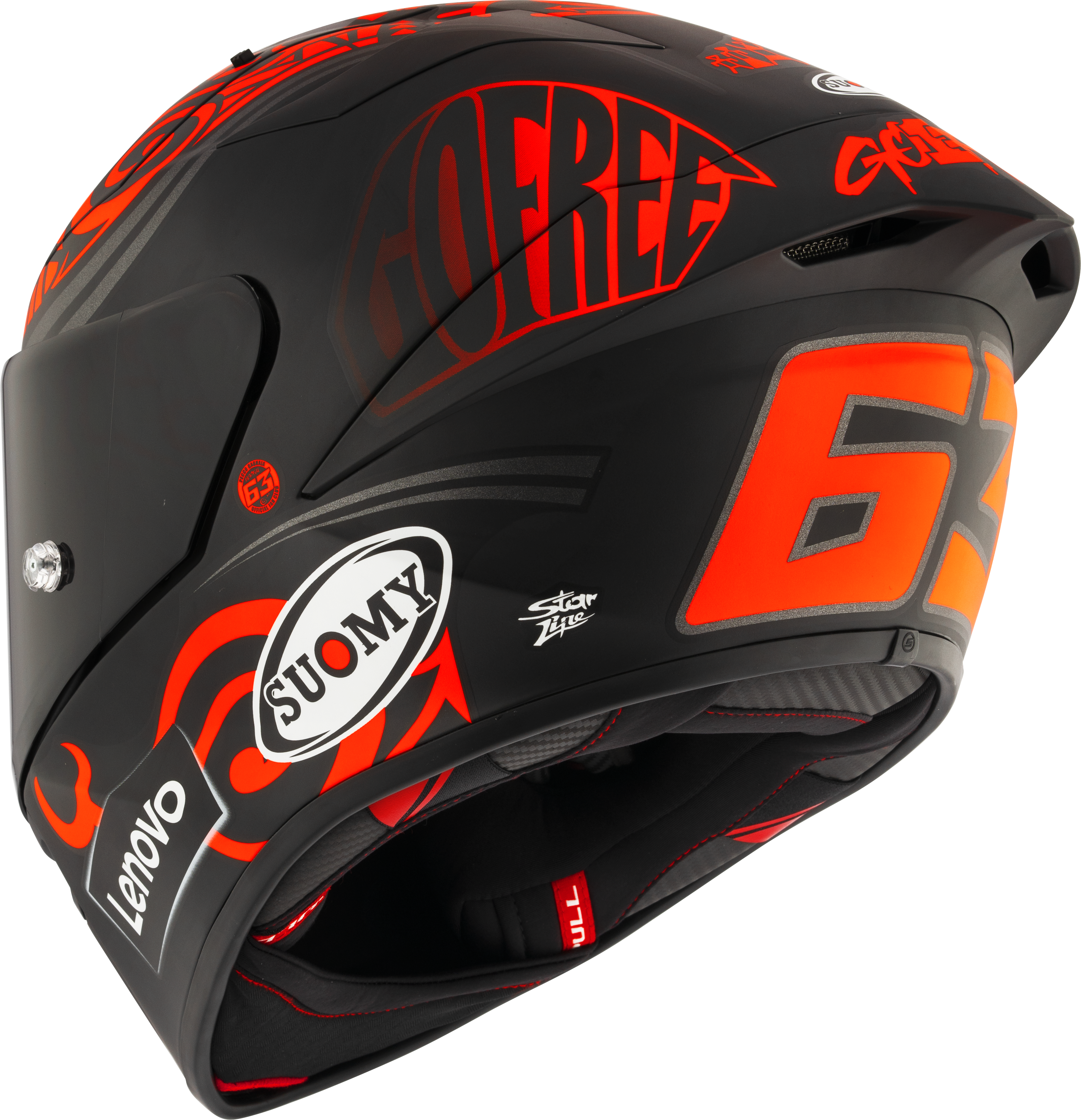 Suomy S1-XR GP Capacete Francesco Pecco Bagnaia Replica 2024 K6SX0012 