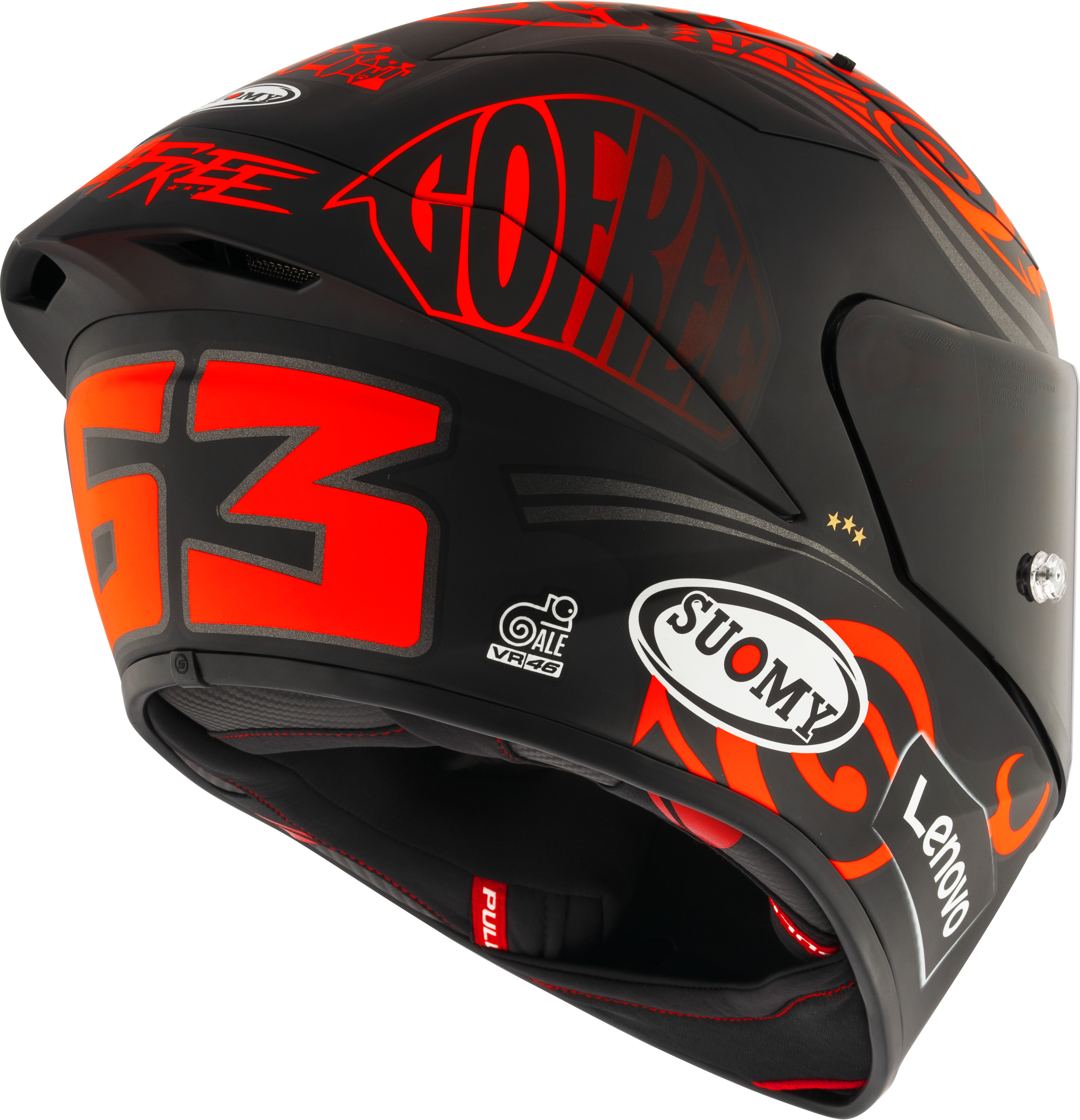 Suomy S1-XR GP Capacete Francesco Pecco Bagnaia Replica 2024 K6SX0012 