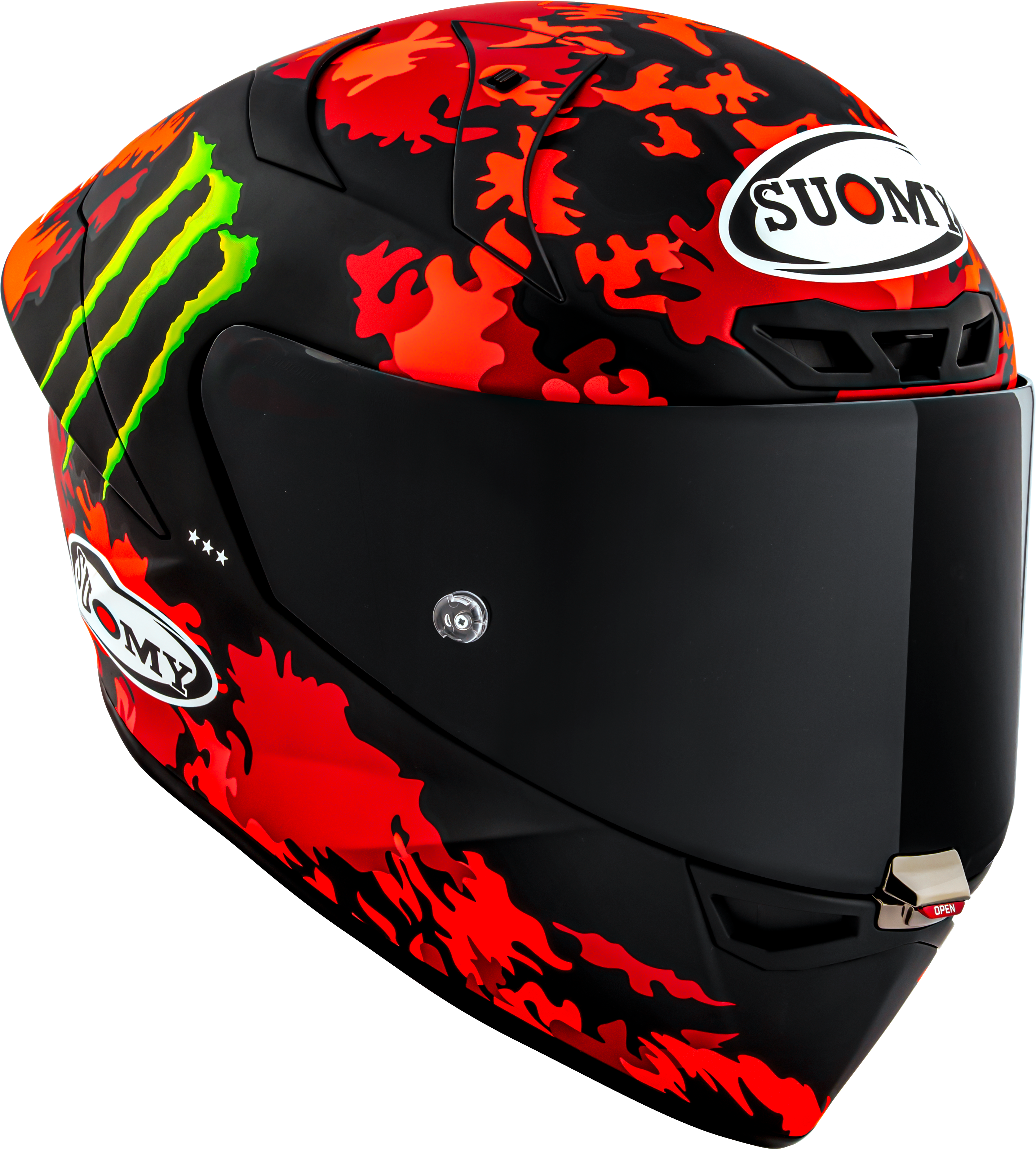 Capacete Suomy S1-XR GP Francesco Pecco Bagnaia Monster Replica 2025 K6SX0017 