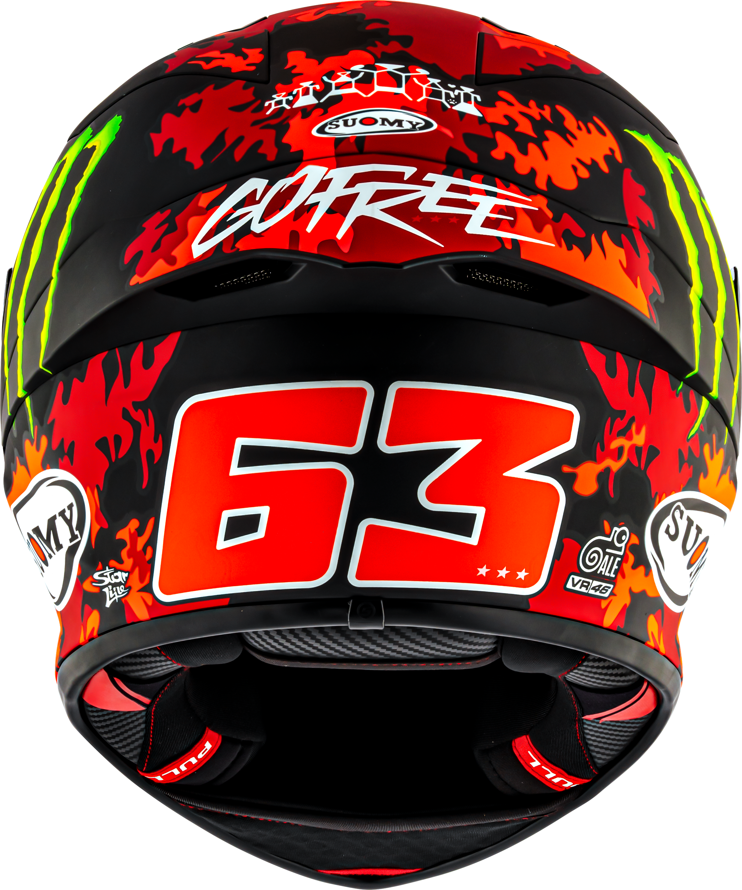 Capacete Suomy S1-XR GP Francesco Pecco Bagnaia Monster Replica 2025 K6SX0017 