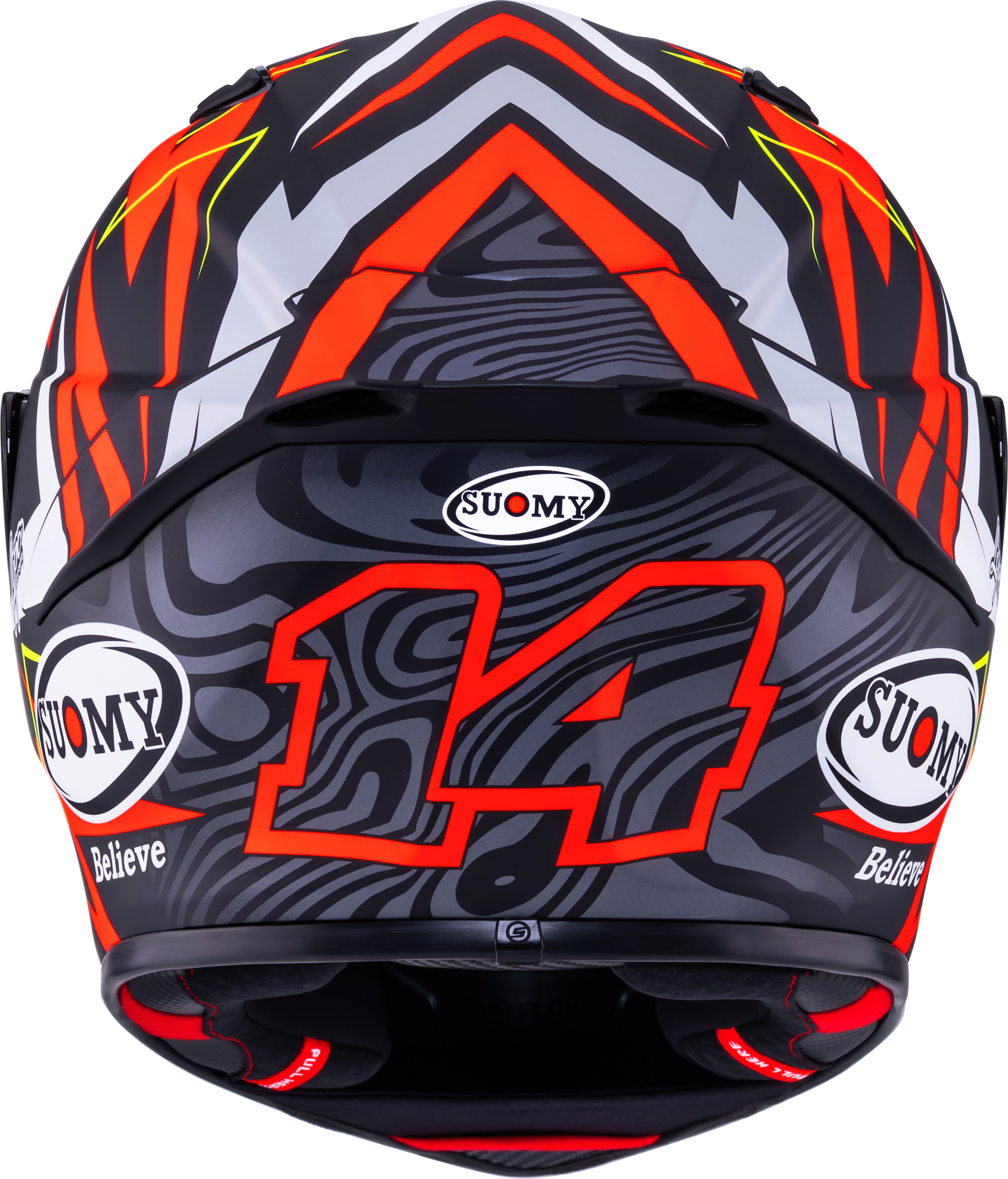 Suomy Track-1 Capacete Fosco Vermelho Réplica de Sam Lowes 2025 K6T10020 