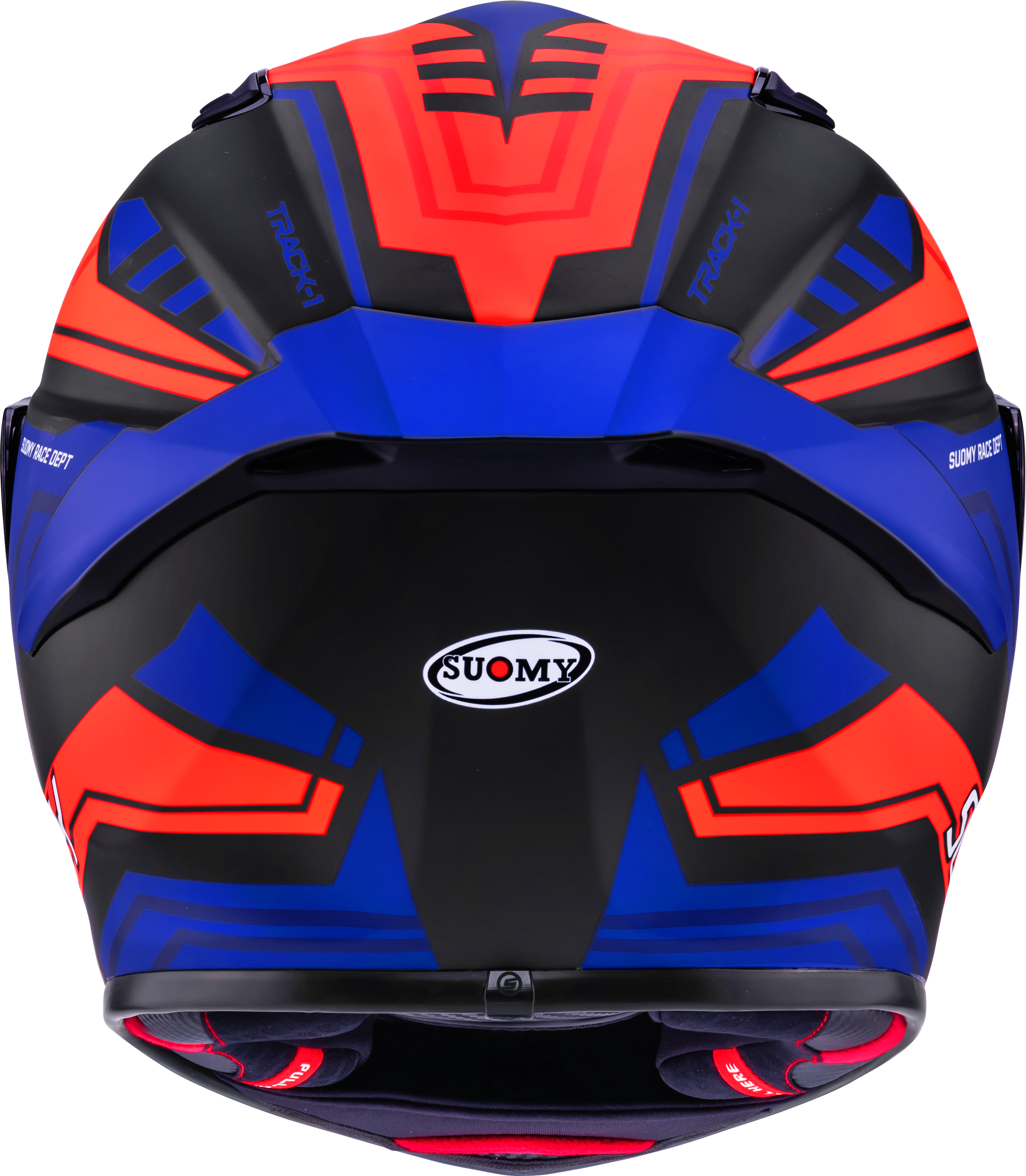 Suomy Track-1 Capacete Framework Matt Preto/Vermelho/Azul K6T10024 