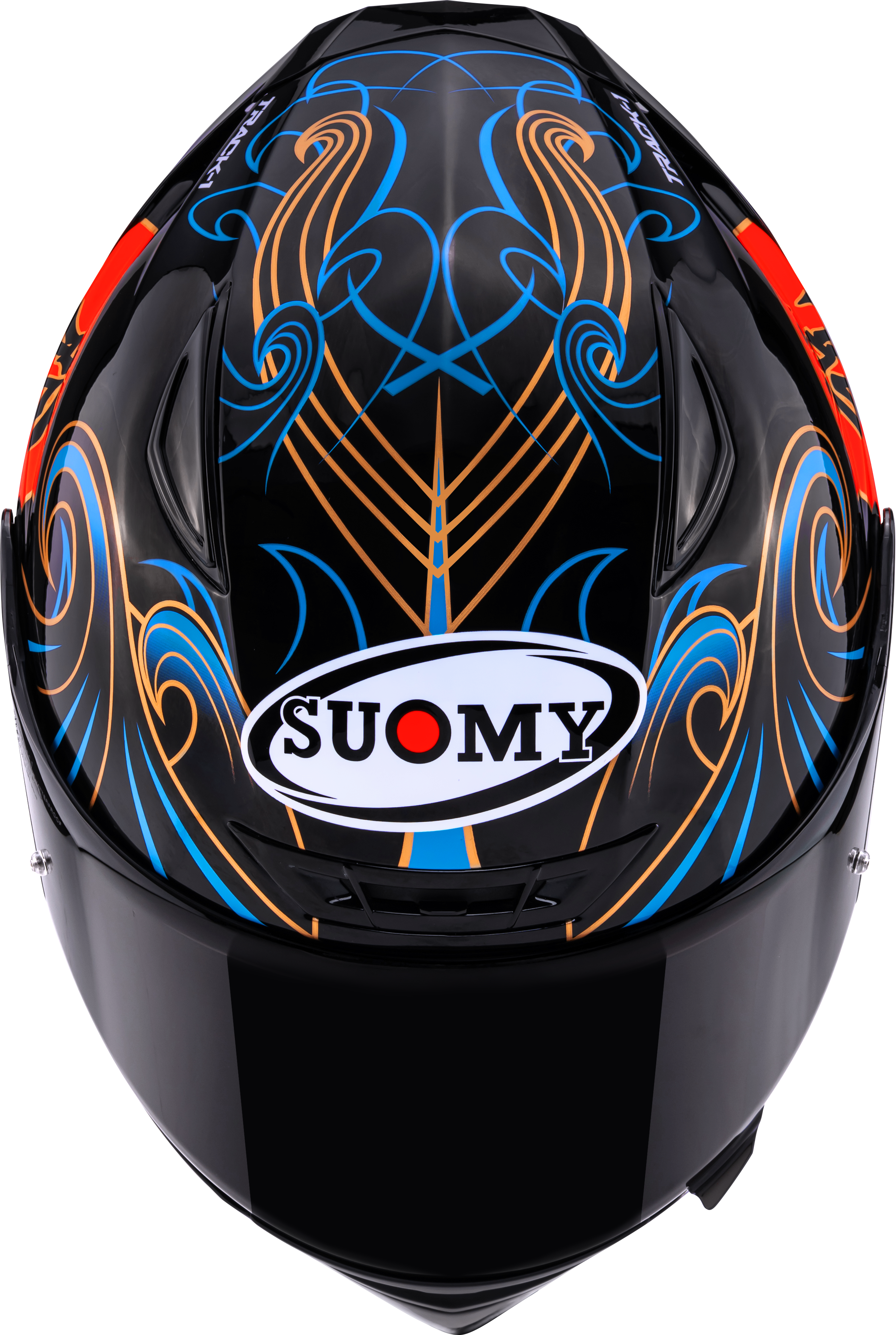 Capacete Suomy Track-1 Waves Preto K6T10026 