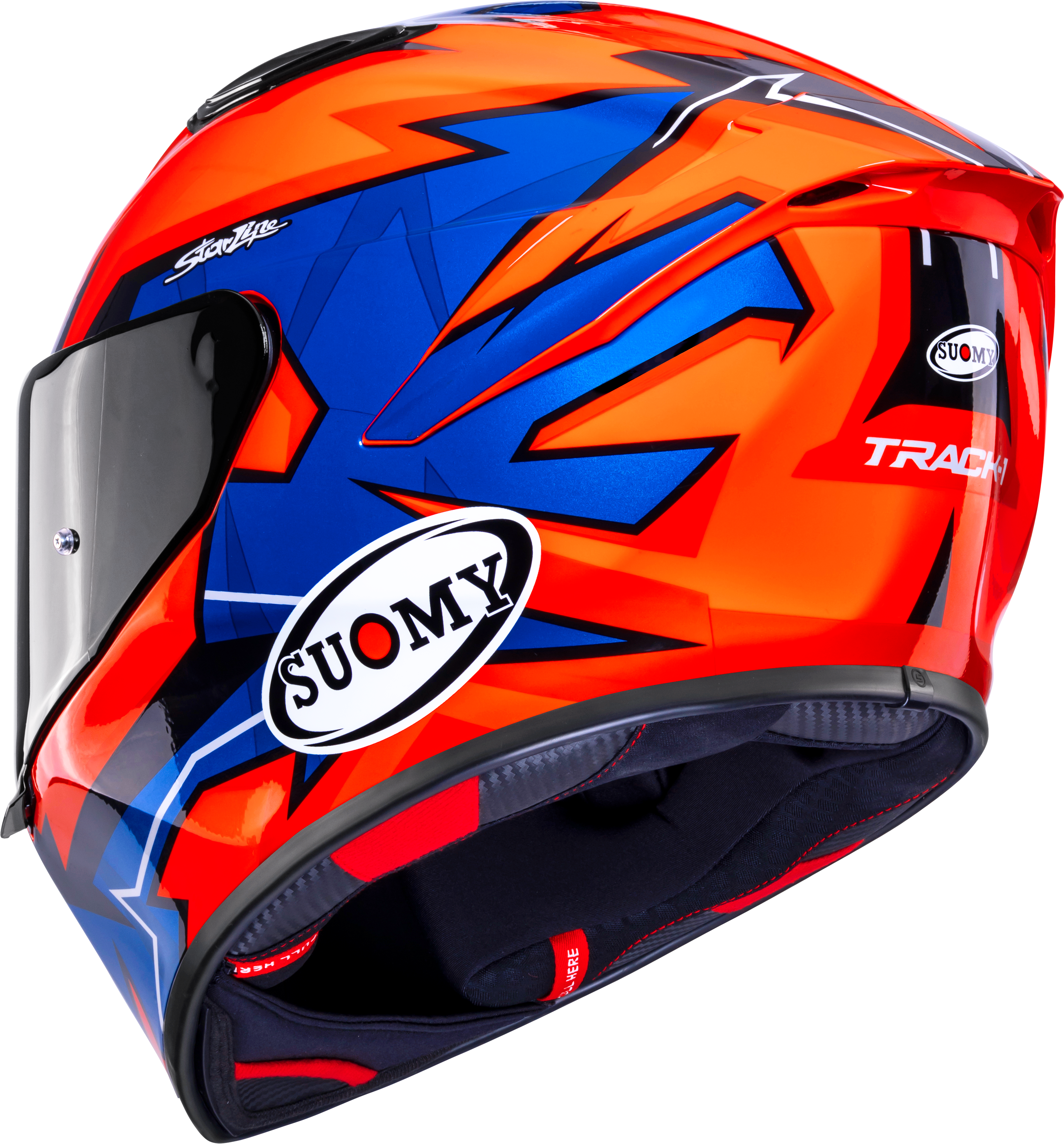 Capacete Suomy Track-1 Firestorm K6T10027 