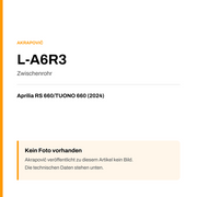 Akrapovic Zwischenrohr Aprilia RS 660 / TUONO 660 (24-24) L-A6R3 — Platzhalter, kein Herstellerfoto verfügbar