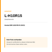 Akrapovic Zwischenrohr Honda CBR 1000 RR-R (23-23) L-H10R15 — Platzhalter, kein Herstellerfoto verfügbar