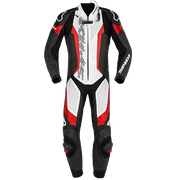 Spidi Laser Pro Fato integral Macacão de couro – Fato de competição perfurado | Homem | Vermelho | Y154014 