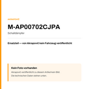 Akrapovic Schalldämpfer M-AP00702CJPA — Platzhalter, kein Herstellerfoto verfügbar