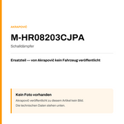 Akrapovic Schalldämpfer M-HR08203CJPA — Platzhalter, kein Herstellerfoto verfügbar