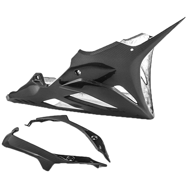 Spoiler dianteiro "Street" em carbono Fullsix para BMW S1000RR K67 (19-24) 