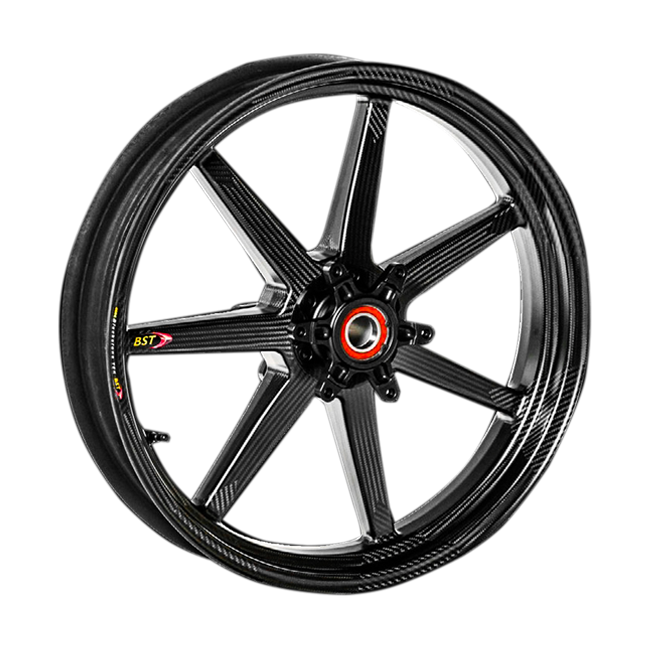 BST MAMBA 7 TEK Carbon Roda Dianteira para Aprilia RSV4/RR/1100 Factory (21-26) 