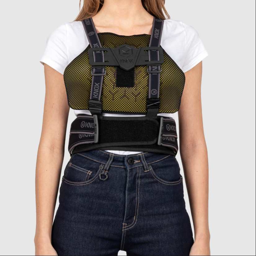 Knox Micro-Lock Protetor de peito | Mulheres | Preto | 1014729044200 