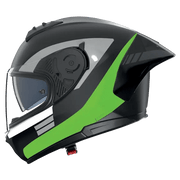 Nolan N60-6 Sport Capacete Contrasto Preto / Verde Fluorescente / Acabamento Brilhante 358 