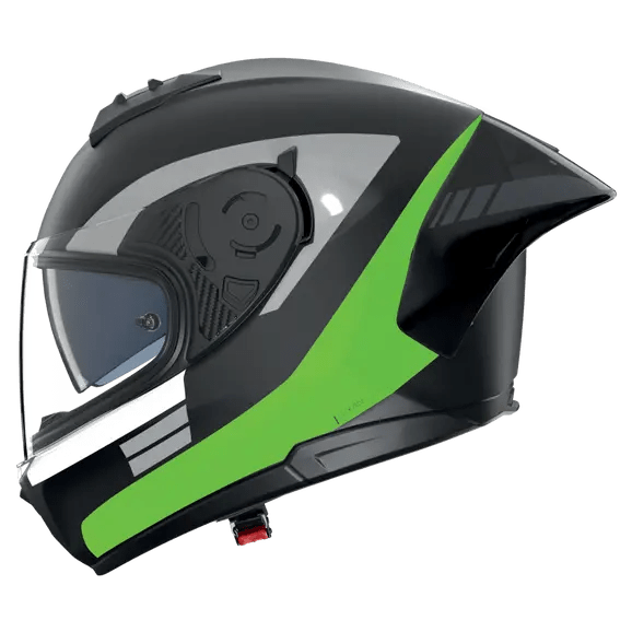 Nolan N60-6 Sport Capacete Contrasto Preto / Verde Fluorescente / Acabamento Brilhante 358 