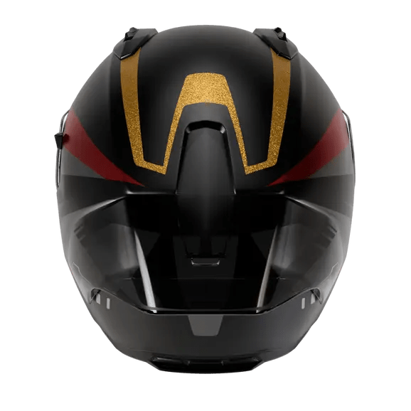 Nolan N60-6 Sport Capacete Lesmo Preto / Vermelho / Antracite / Acabamento em Superfícies Metálicas Douradas 353 
