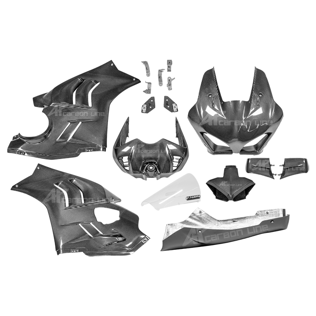Conjunto completo de carenagens SBK 200g AP Carbon Line Ducati Panigale V4/S/R (22-24) 