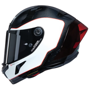 Nolan X-804 RS Capacete Ultra Carbon Branco/Vermelho Asso di Picche 343 