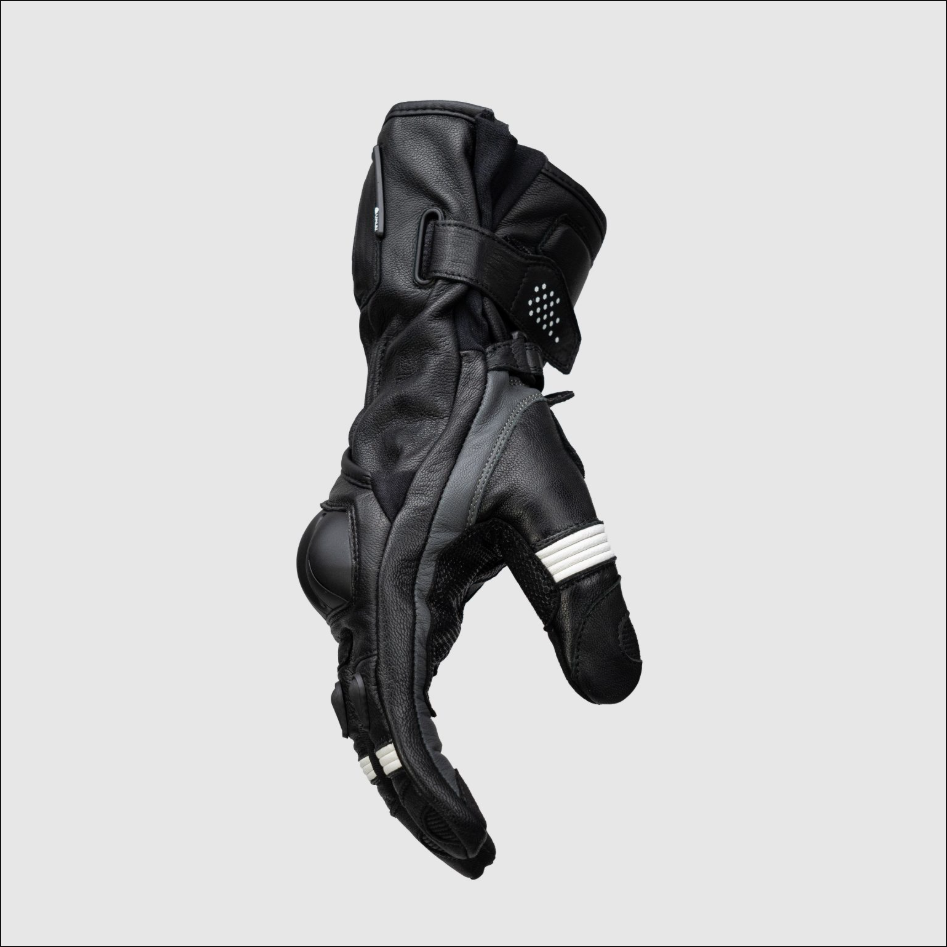 Knox Oulton MK2 Luvas de Desporto em Pele | Homem | Preto/Branco | 1011352160050 