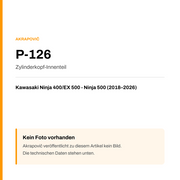 Akrapovic Zylinderkopf-Innenteil Kawasaki Ninja 400 / EX 500 - Ninja 500 (18-26) P-126 — Platzhalter, kein Herstellerfoto verfügbar