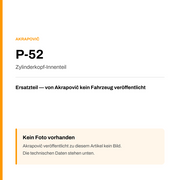Akrapovic Zylinderkopf-Innenteil P-52 — Platzhalter, kein Herstellerfoto verfügbar