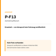 Akrapovic Zylinderkopfflansch P-F13 — Platzhalter, kein Herstellerfoto verfügbar
