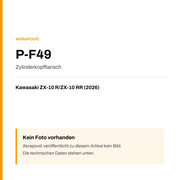Akrapovic Zylinderkopfflansch Kawasaki ZX-10 R / ZX-10 RR (26-26) P-F49 — Platzhalter, kein Herstellerfoto verfügbar