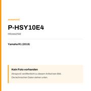 Akrapovic Hitzeschild Yamaha R1 (19-19) P-HSY10E4 — Platzhalter, kein Herstellerfoto verfügbar