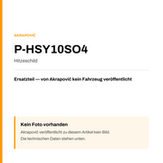 Akrapovic Hitzeschild P-HSY10SO4 — Platzhalter, kein Herstellerfoto verfügbar