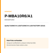 Akrapovic Dämpferhalter Aprilia TUONO V4 1100 / TUONO V4 1100 FACTORY (16-16) P-MBA10R6/A1 — Platzhalter, kein Herstellerfoto verfügbar