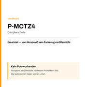 Akrapovic Dämpferschelle P-MCTZ4 — Platzhalter, kein Herstellerfoto verfügbar