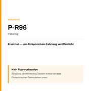 Akrapovic Passring P-R96 — Platzhalter, kein Herstellerfoto verfügbar