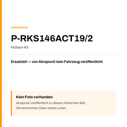 Akrapovic Hülsen-Kit P-RKS146ACT19/2 — Platzhalter, kein Herstellerfoto verfügbar