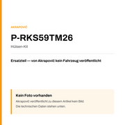Akrapovic Hülsen-Kit P-RKS59TM26 — Platzhalter, kein Herstellerfoto verfügbar