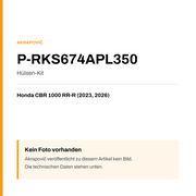 Akrapovic Hülsen-Kit Honda CBR 1000 RR-R (23-26) P-RKS674APL350 — Platzhalter, kein Herstellerfoto verfügbar
