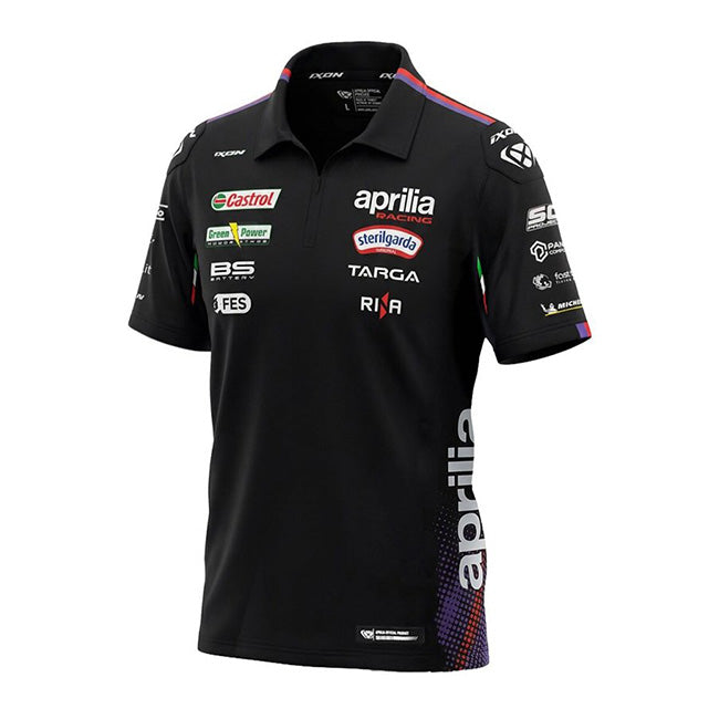 Polo Replica da Equipa de Corridas Aprilia 2026 para Homem IXON 