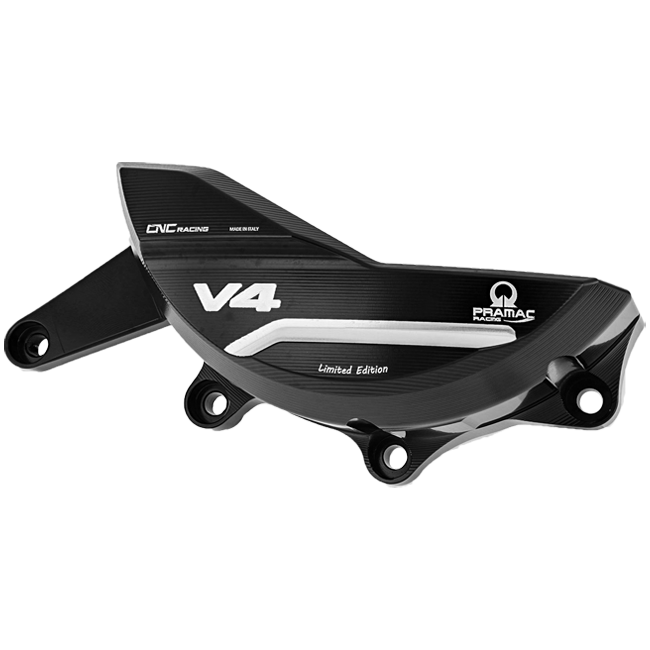 Protetor de alternador em alumínio, capa de proteção Pramac Racing Edição Limitada CNC Racing Ducati Panigale V4/S/R (25-26) PR311BPR 