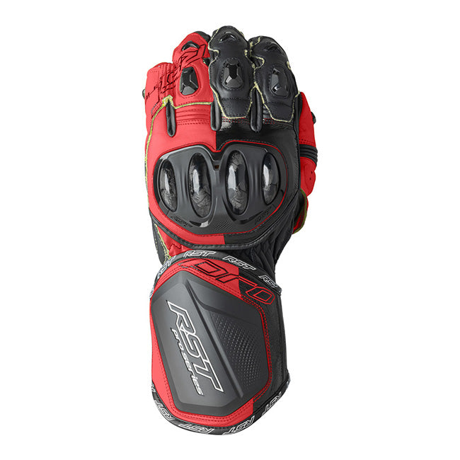 RST Pro Series GP D3O luvas de couro para motociclo | Homem | Vermelho/Preto | 103715 