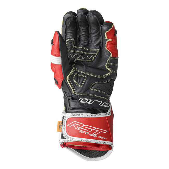 Luvas em pele para motociclo RST Pro Series GP D3O | Homem | Vermelho/Branco | 103715 