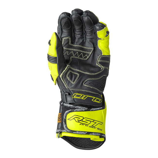 Luvas de Moto em Couro RST Pro Series GP D3O | Homem | Amarelo Néon/Preto | 103715 