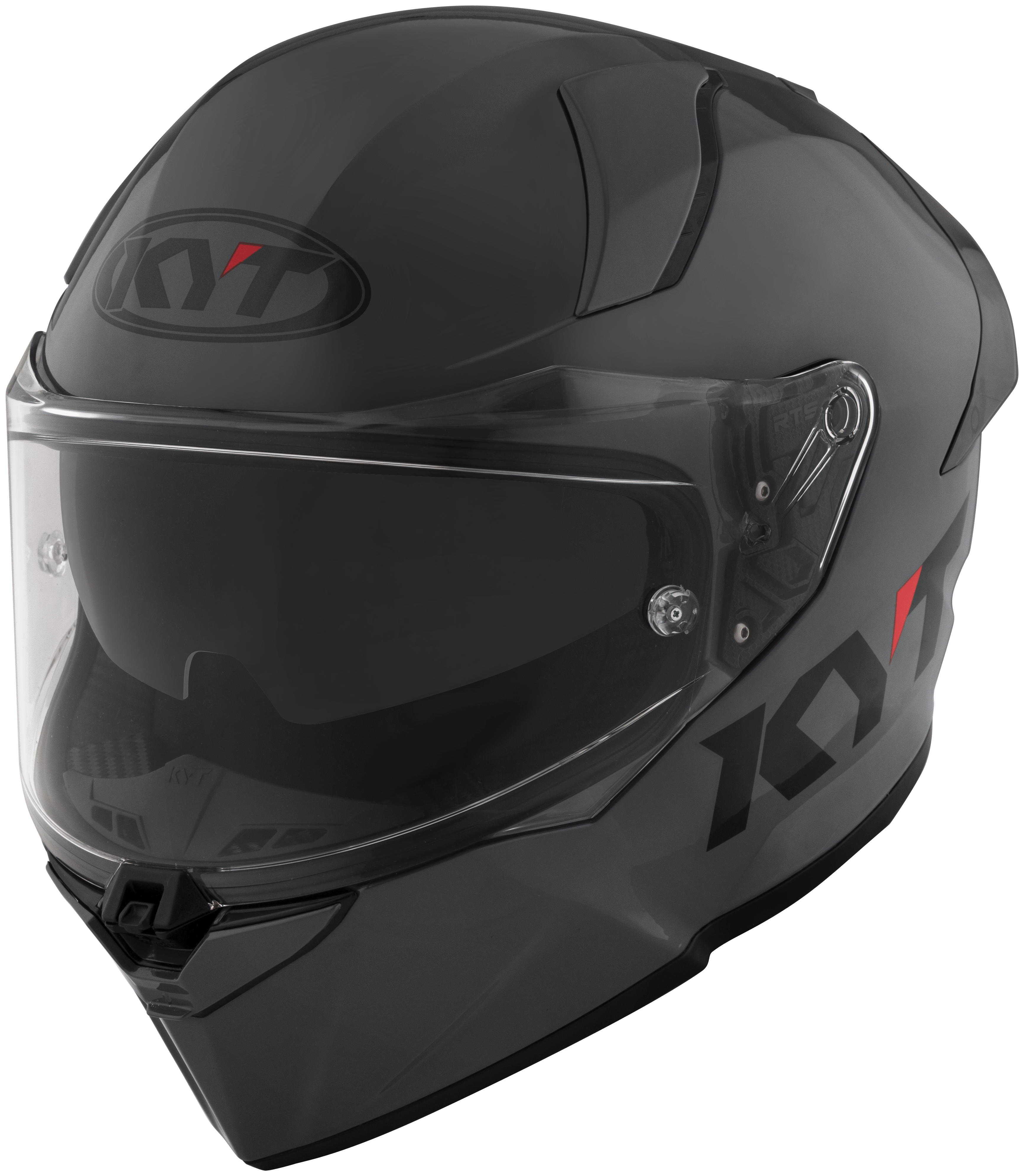 KYT R2R Capacete Liso Cinza Y6R200W1 