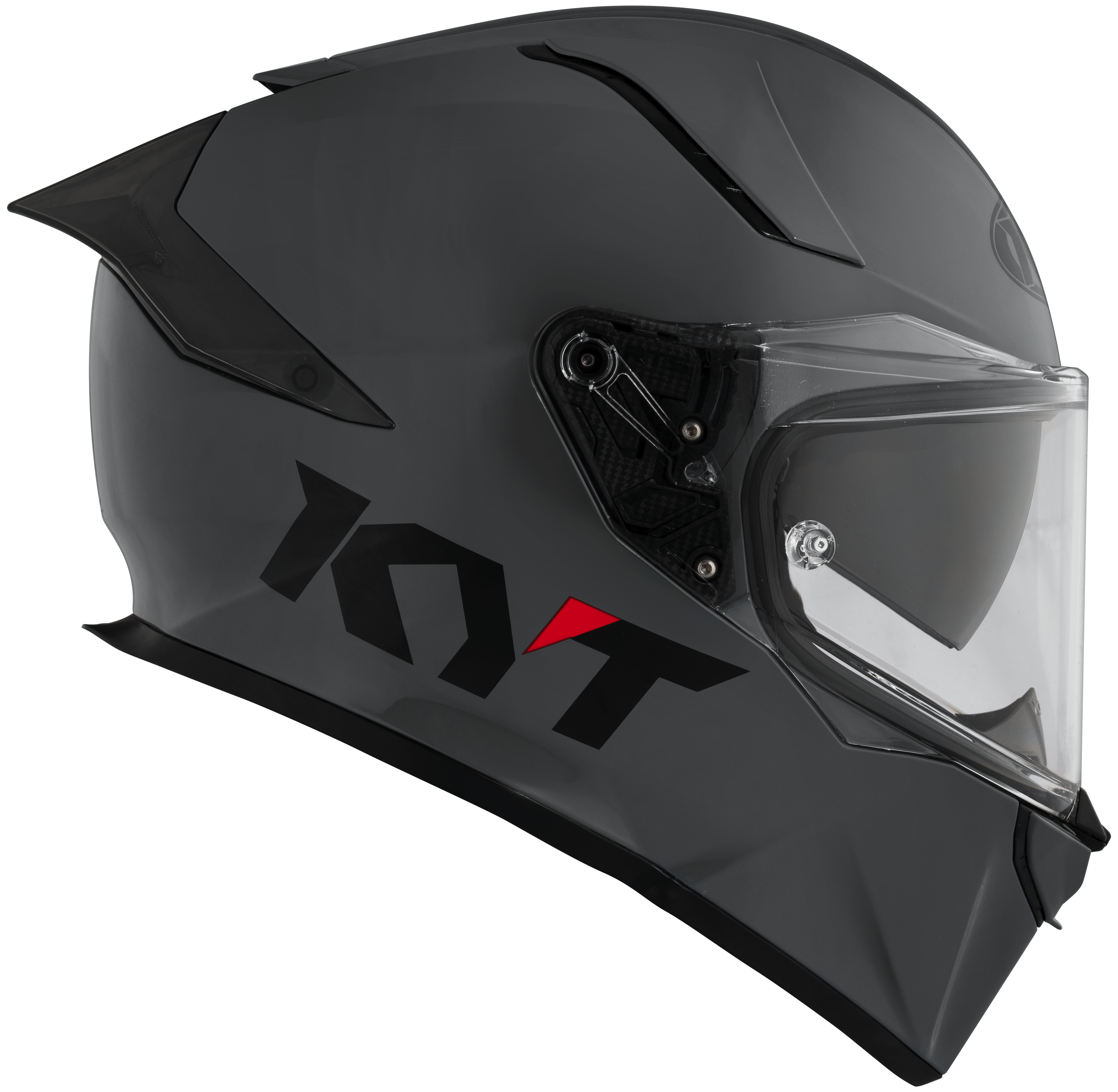 KYT R2R Capacete Liso Cinza Y6R200W1 