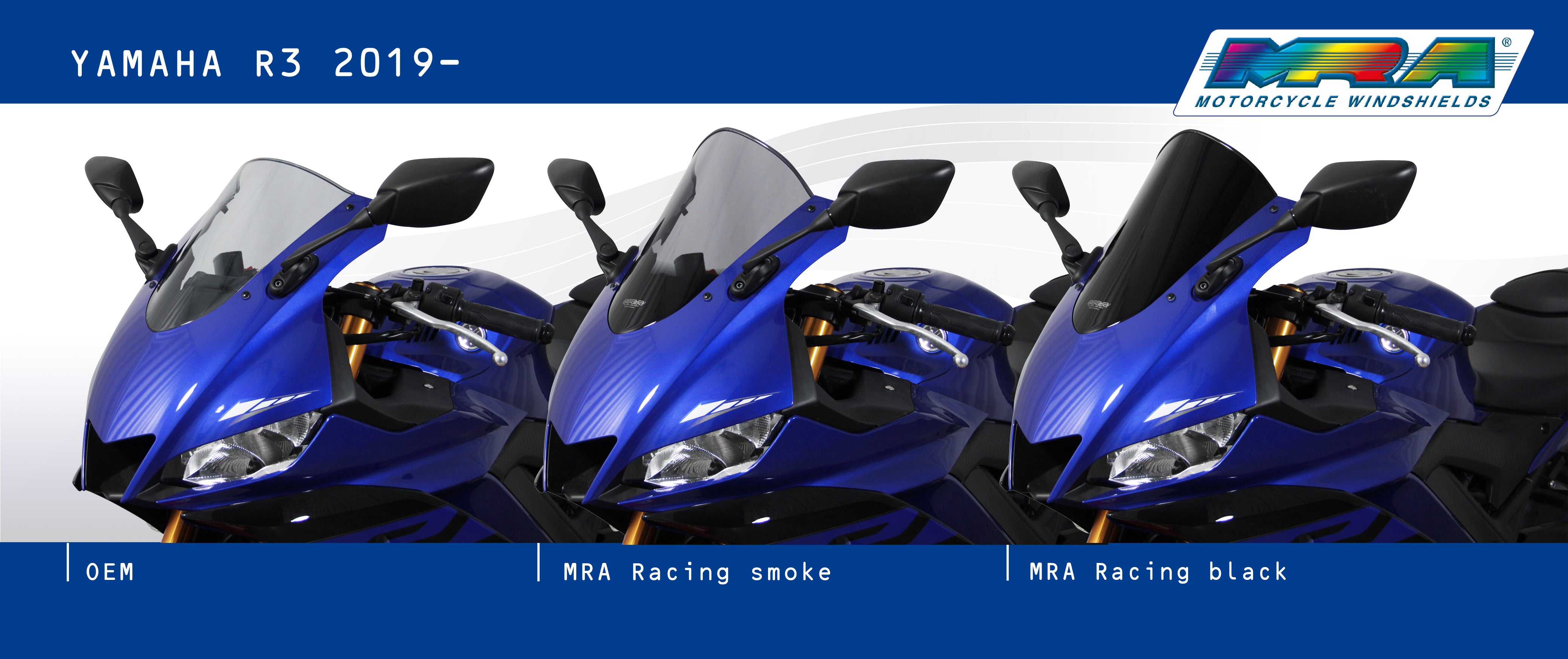 MRA R Racing Para-brisas Yamaha YZF-R3 (19-25) 
