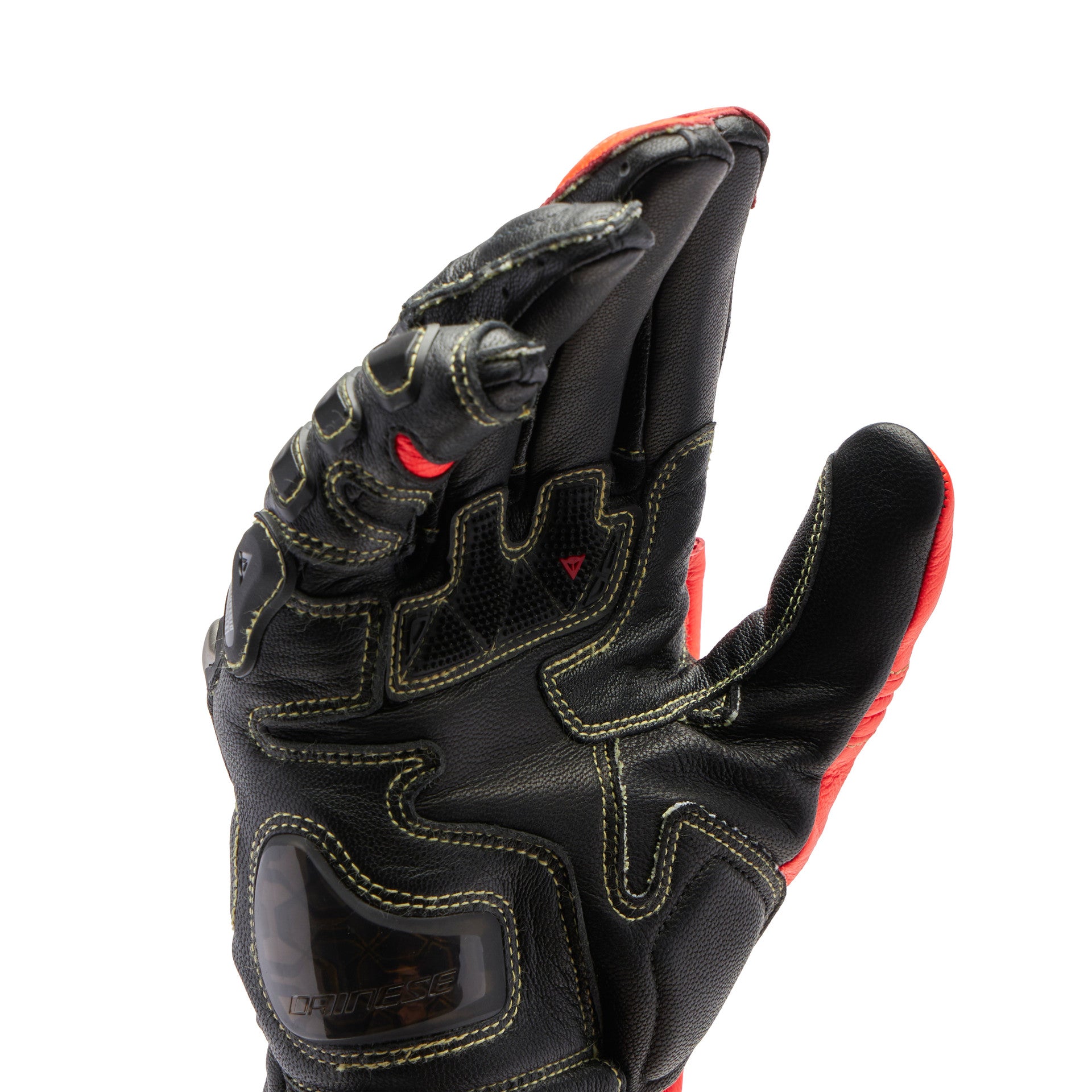 Luvas de couro para motociclismo Dainese Full Metal 7 Racing | Masculino | Preto/Vermelho | 201810001462800 