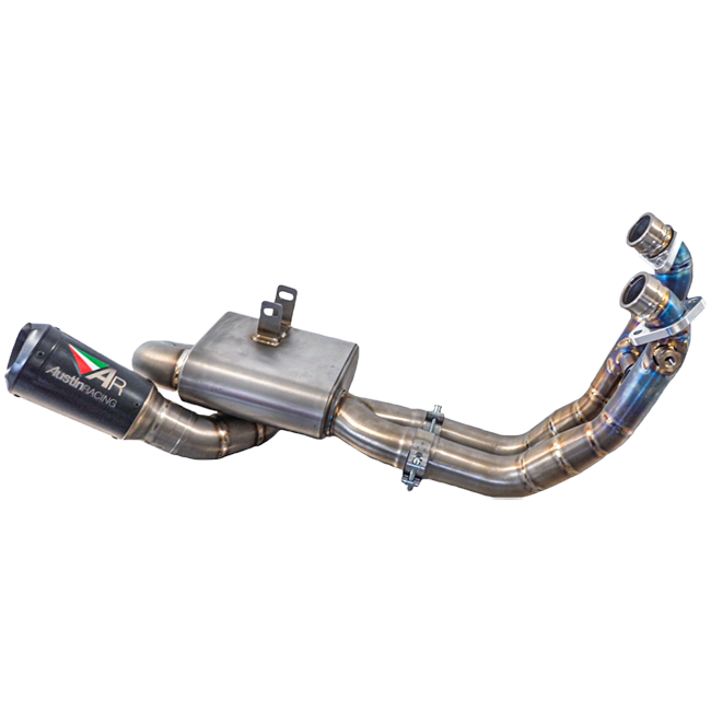 Sistema de escape completo Austin Racing Titanium V3 Mini Aprilia RS 660 (20-26) 