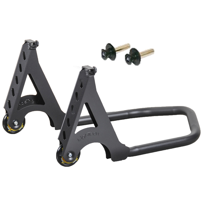Suporte de roda traseira em aço LighTech com suportes de rolos ajustáveis RSF21R 