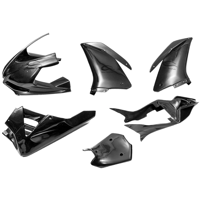 Conjunto completo de carenagens em carbono Aprilia RSV4/RR/RF/1100 Factory (15-20) Carbonin 