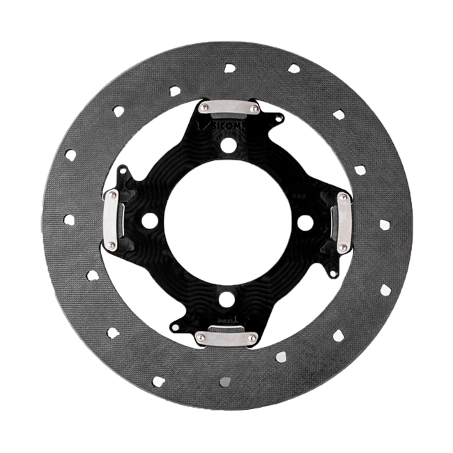 Kit SICOM Carbono-Cerâmica Traseiro-Discos de Travão T-Drive 245x6mm Ducati Panigale V2 955 (20-24) 